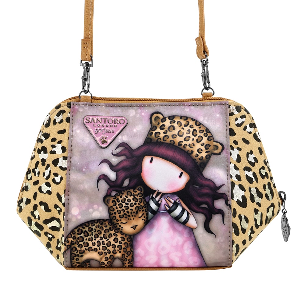 SANTORO S GORJUSS WILD BOLSITO BANDOLERA 1098GJ03 PURRRRRFECT LOVE
