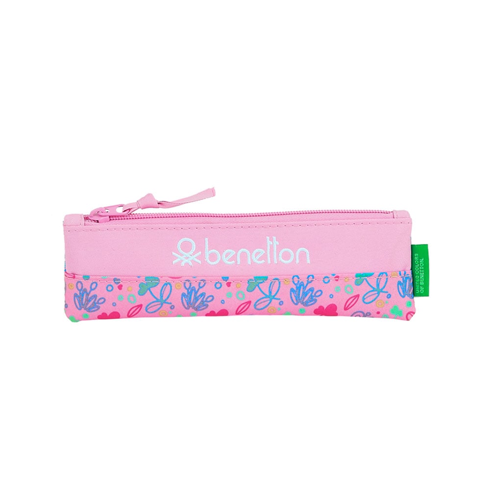 m M747 120x50x230mm rosa//multicolor safta Neceser con 4 Estuches y /Útiles de Benetton Blooming